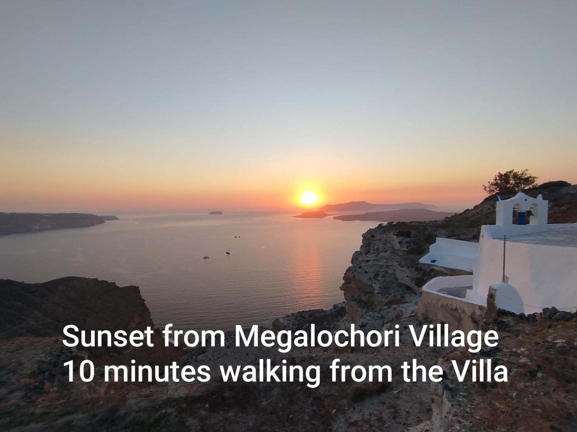 Aidos Villa Santorini Megalochori (Santorini) Exterior foto